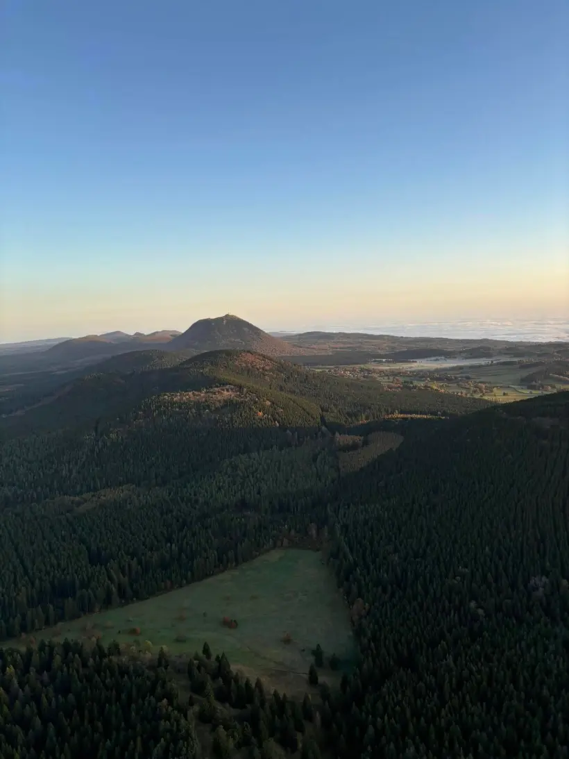 Montgolfiere Volcans Montgolfiere A Puy De Dome Vol Montgolfiere Souvenir218